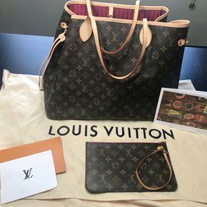 Louis Vuitton Neverfull GM Monogram Peony